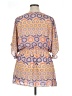 Pure Energy 100% Polyester Paisley Orange Romper Size 1X - photo 2