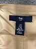Gap Outlet 100% Recycled Polyester Metallic Silver Formal Skirt Size 8 - photo 4
