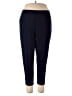 Bend Over 100% Polyester Solid Blue Dress Pants Size 18 - photo 1