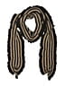 Unbranded Brown Scarf One size - photo 1