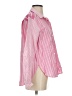 Ann Taylor LOFT Stripes Pink Long Sleeve Button-Down Shirt Size XS - photo 4