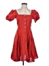 Callipygian Red Casual Dress Size 0 - photo 1