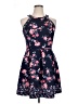 Rewind Floral Blue Casual Dress Size XL - photo 1