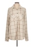 Panache Plaid Tan Long Sleeve Blouse Size L - photo 1