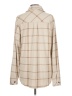 Panache Plaid Tan Long Sleeve Blouse Size L - photo 2