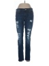Express Outlet Hearts Blue Jeans Size 10R - photo 1