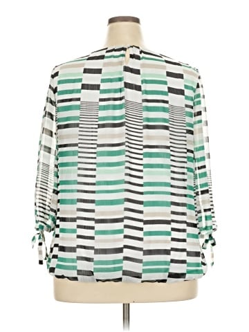 Sara Michelle 3/4 Sleeve Blouse (view 2)