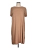 Express Solid Tan Casual Dress Size L - photo 1