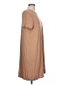 Express Solid Tan Casual Dress Size L - photo 4