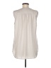 CAbi 100% Polyester Ivory Sleeveless Blouse Size M - photo 2