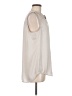 CAbi 100% Polyester Ivory Sleeveless Blouse Size M - photo 4