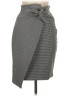 H&M Houndstooth Gray Casual Skirt Size 6 - photo 1