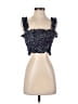 Tiare Hawaii Blue Sleeveless Top One size - photo 1