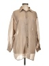 Forever 21 Tan 3/4 Sleeve Blouse Size 0X (estimated) - photo 1