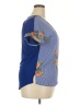 Unbranded Blue Short Sleeve Blouse Size XXL (estimated) - photo 4