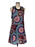 GB 100% Polyester Paisley Blue Casual Dress Size M - photo 1