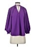 Rhode 100% Recycled Polyester Purple 3/4 Sleeve Blouse Size XS - photo 1