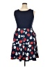 Unbranded Blue Casual Dress Size XXL (estimated) - photo 2