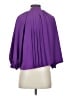 Rhode 100% Recycled Polyester Purple 3/4 Sleeve Blouse Size XS - photo 2