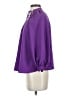 Rhode 100% Recycled Polyester Purple 3/4 Sleeve Blouse Size XS - photo 5