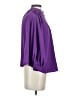 Rhode 100% Recycled Polyester Purple 3/4 Sleeve Blouse Size XS - photo 4