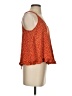 Xhilaration 100% Rayon Orange Sleeveless Top Size S - photo 4