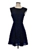 Reformed 100% Polyester Graphic Blue Cocktail Dress Size S - photo 1