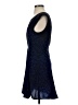Reformed 100% Polyester Graphic Blue Cocktail Dress Size S - photo 5
