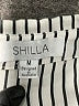 Shilla 100% Cotton Stripes Ivory Long Sleeve Blouse Size M - photo 7