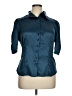 Mixit 100% Polyester Teal 3/4 Sleeve Blouse Size XL - photo 1