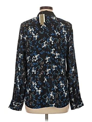J.Crew Collection Long Sleeve Silk Top (view 2)