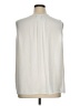 CAbi 100% Polyester Ivory Sleeveless Blouse Size XL - photo 2