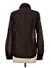 MNG 100% Lyocell Polka Dots Brown Long Sleeve Blouse Size 2 - photo 2