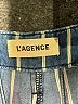 L'Agence 100% Cotton Stripes Blue Casual Pants Size 28 waist - photo 6