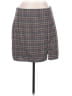 Old Navy 100% Polyester Houndstooth Gray Casual Skirt Size L - photo 1