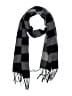 Unbranded Checkered-gingham Black Gray Scarf One size - photo 1
