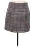 Old Navy 100% Polyester Houndstooth Gray Casual Skirt Size L - photo 2