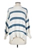 Simply Southern 100% Polyester Stripes Blue Poncho Size S - photo 1