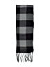 Unbranded Checkered-gingham Black Gray Scarf One size - photo 2