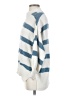 Simply Southern 100% Polyester Stripes Blue Poncho Size S - photo 5
