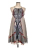 Silvergate 100% Polyester Graphic Gray Casual Dress Size L - photo 1