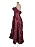 Elliatt 100% Polyester Paisley Purple Cocktail Dress Size L - photo 5
