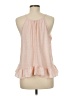 Shein 100% Polyester Pink Sleeveless Blouse Size 6 - photo 2