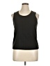 Marled Essentials Black Sleeveless Top Size XL - photo 1