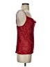 Lavender Brown 100% Polyester Red Sleeveless Top Size XS - photo 4