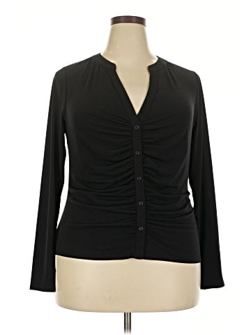 Lane Bryant Long Sleeve Blouse (view 1)