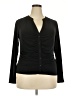 Lane Bryant Black Long Sleeve Blouse Size 18 - 20 Plus - photo 1