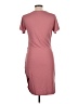 Assorted Brands Solid Pink Casual Dress Size L - photo 2