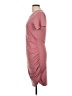 Assorted Brands Solid Pink Casual Dress Size L - photo 5