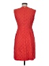 Donna Ricco Argyle Red Cocktail Dress Size 6 (petite) - photo 2